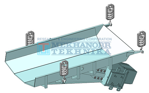 Vibrating feeder with electric-magnetic drive PE 14х25,5 рис.0